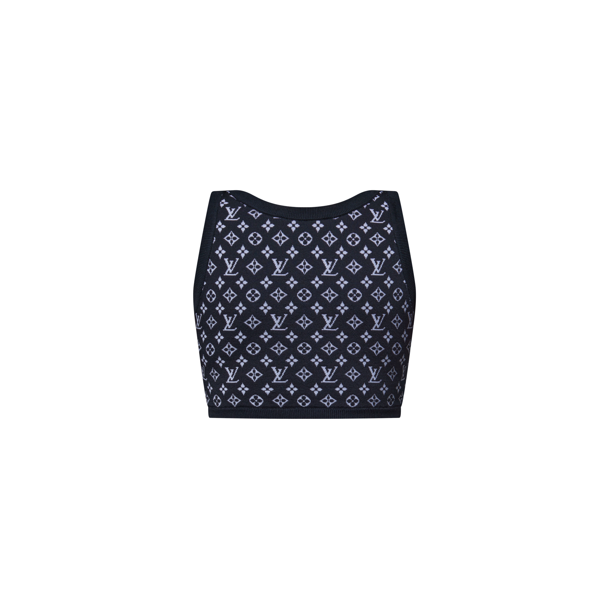 Kurzes Top aus Jacquard und Strick mit Monogram-Motiv  Damen Ready to Wear Tops | LOUIS VUITTON (Zoom)