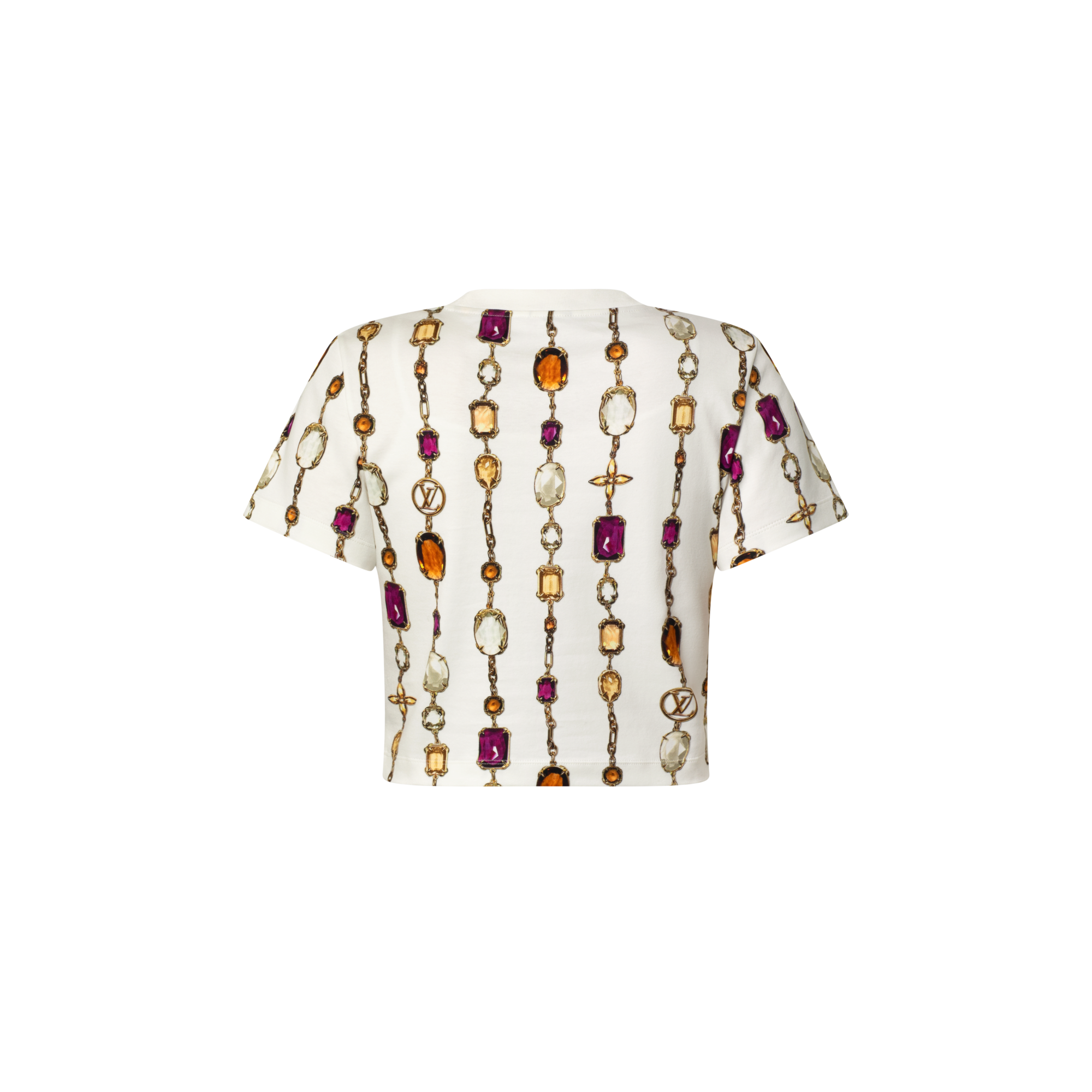 Kurzes Top mit Halsketten-Motiv  Damen Ready to Wear Tops | LOUIS VUITTON (Zoom)