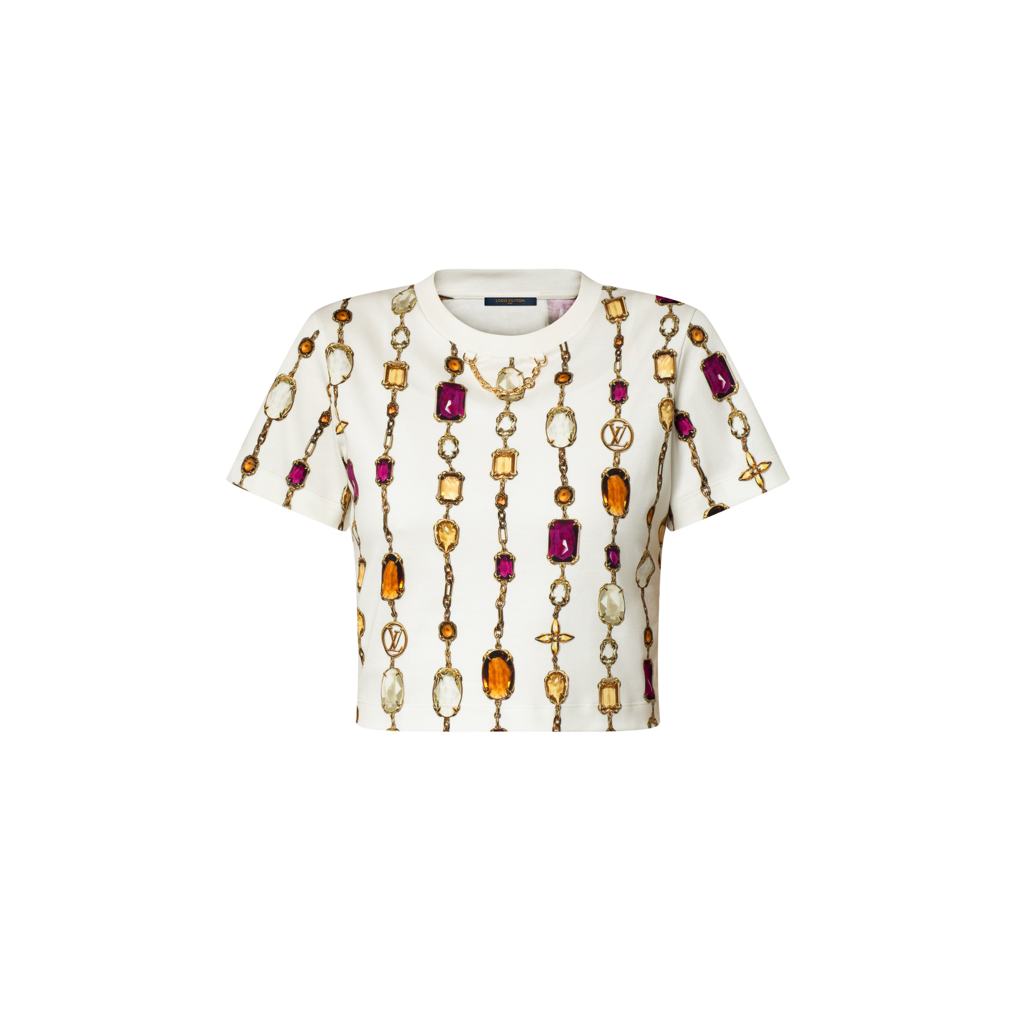 Kurzes Top mit Halsketten-Motiv  Damen Ready to Wear Tops | LOUIS VUITTON (Zoom)