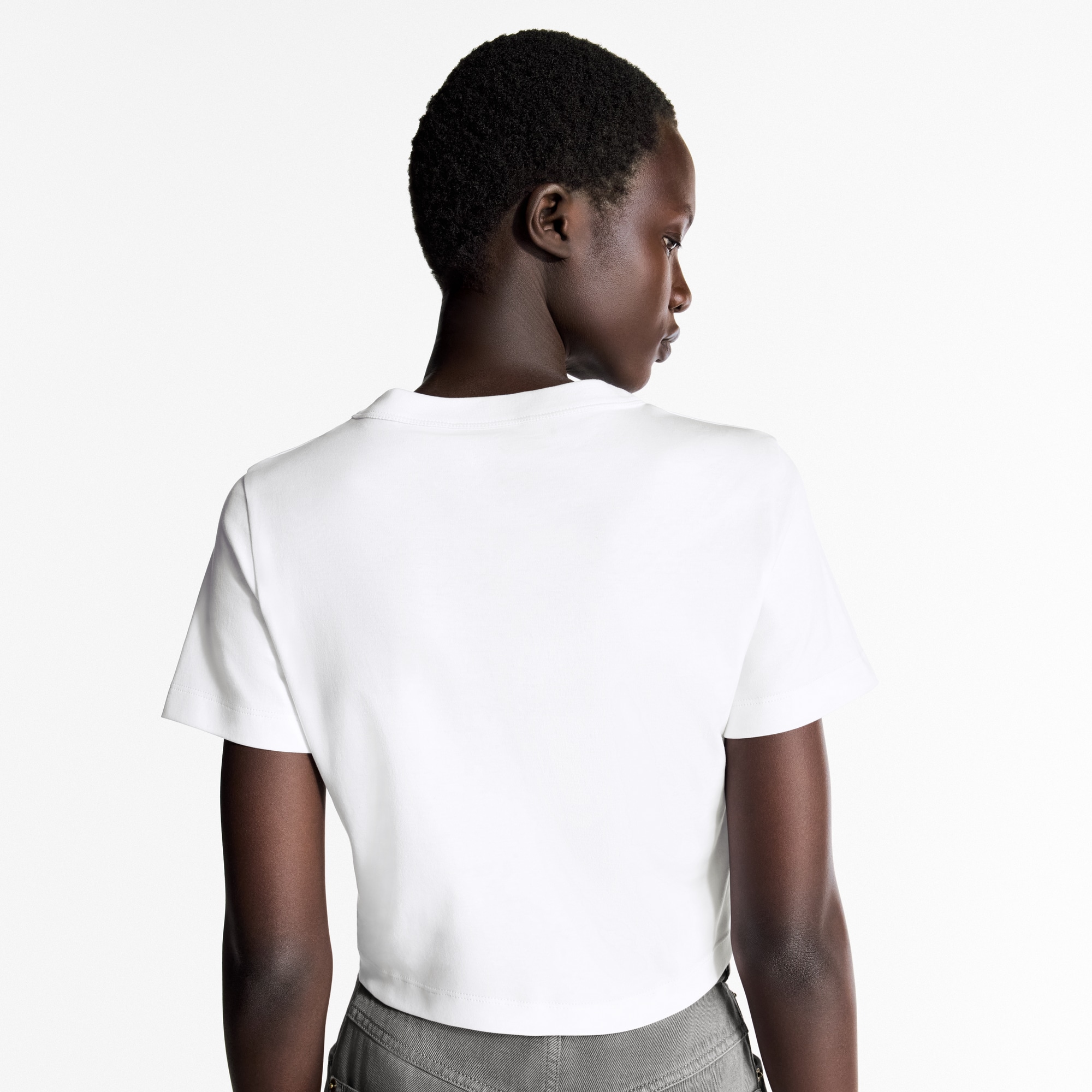 Kurzes Top mit LV Stamp  Damen Ready to Wear Tops | LOUIS VUITTON (Zoom)