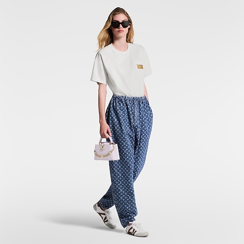 Kurzes Top mit Signatur auf der Tasche Damen Ready to Wear Tops | LOUIS VUITTON (Zoom)