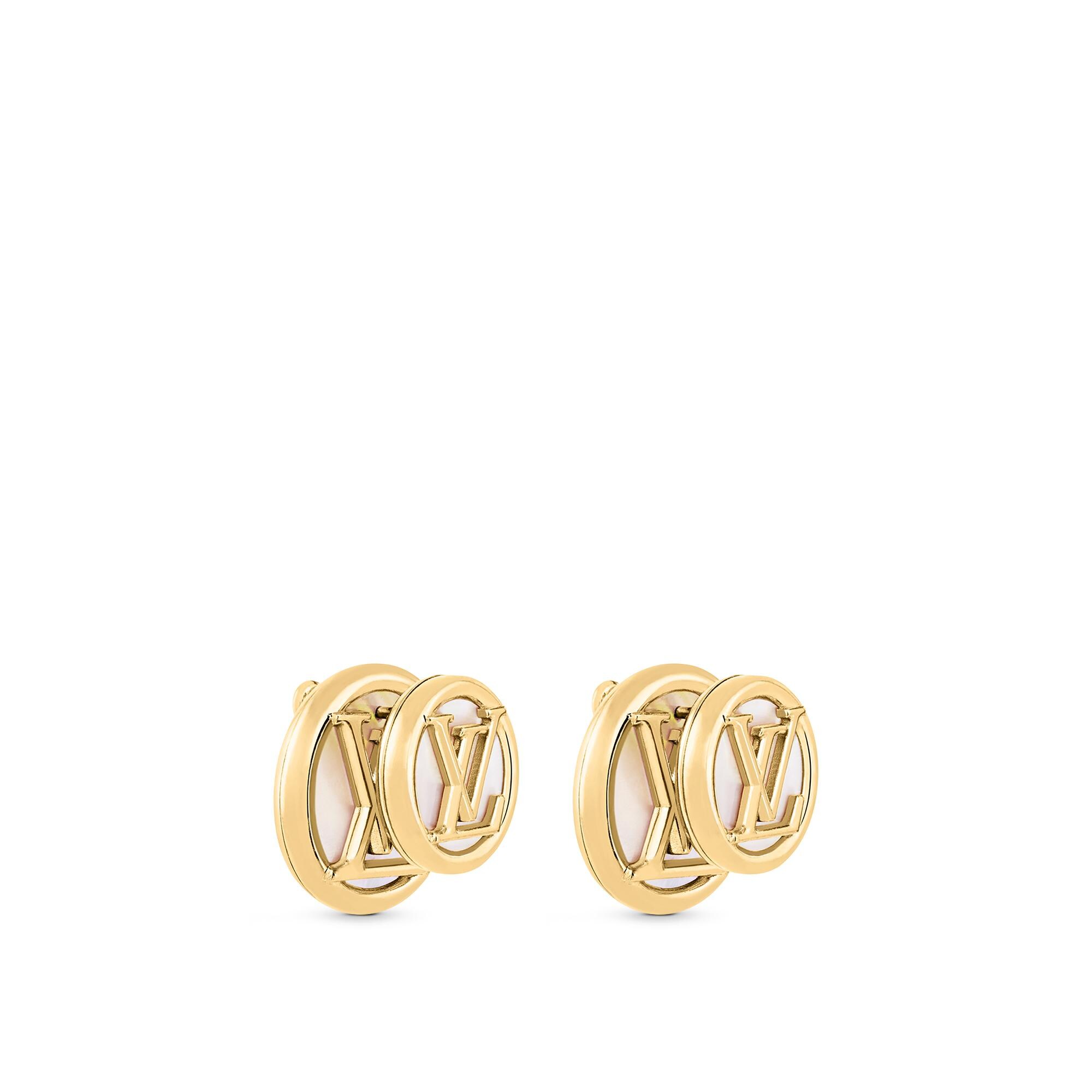 l to v pearlfection ohrringe sans ligne esthetique accessoires louis vuitton