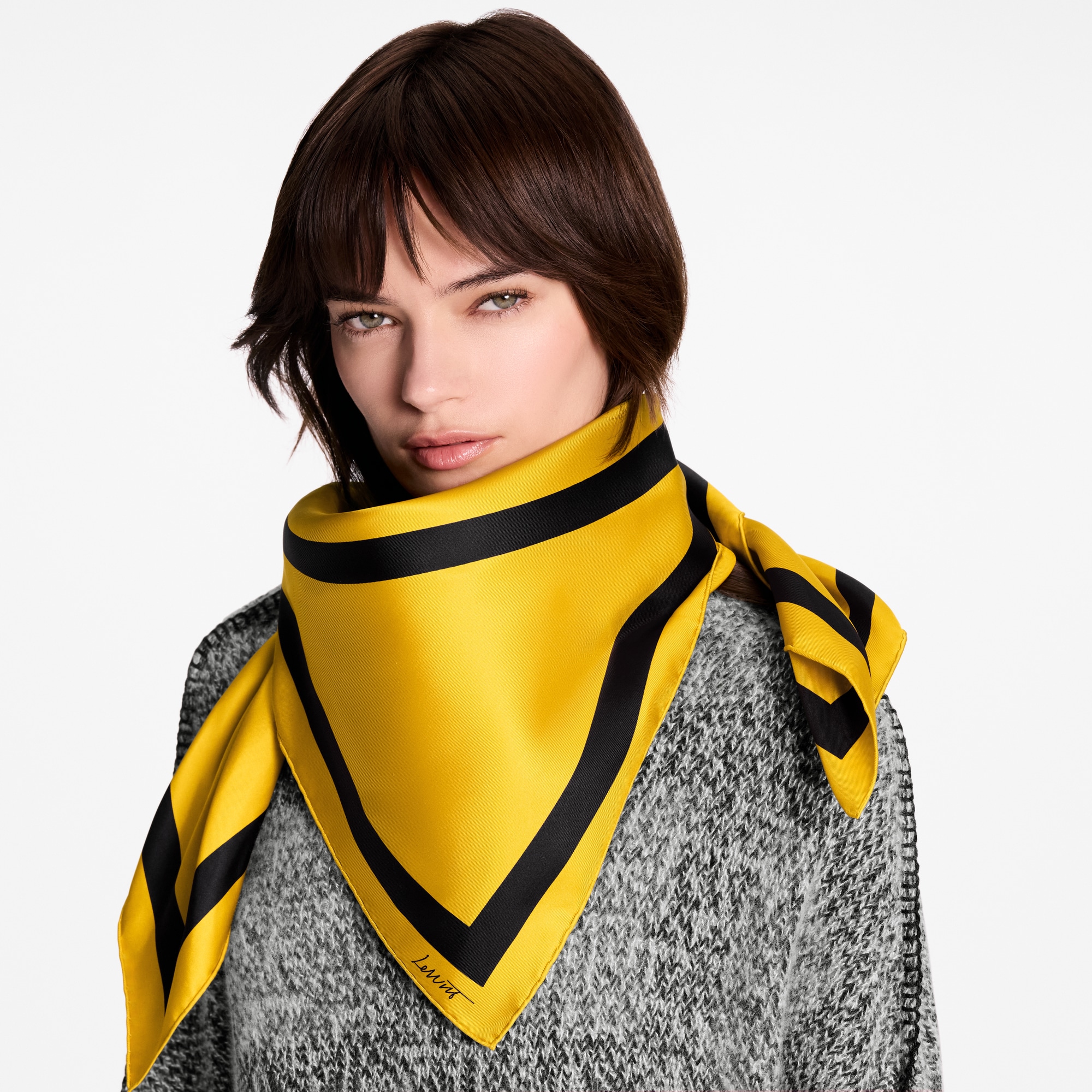 La Terre Est Ronde By Sol Lewitt Carré 90 S00 Damen Accessoires Seidentücher und Bandeaus | LOUIS VUITTON (Zoom)