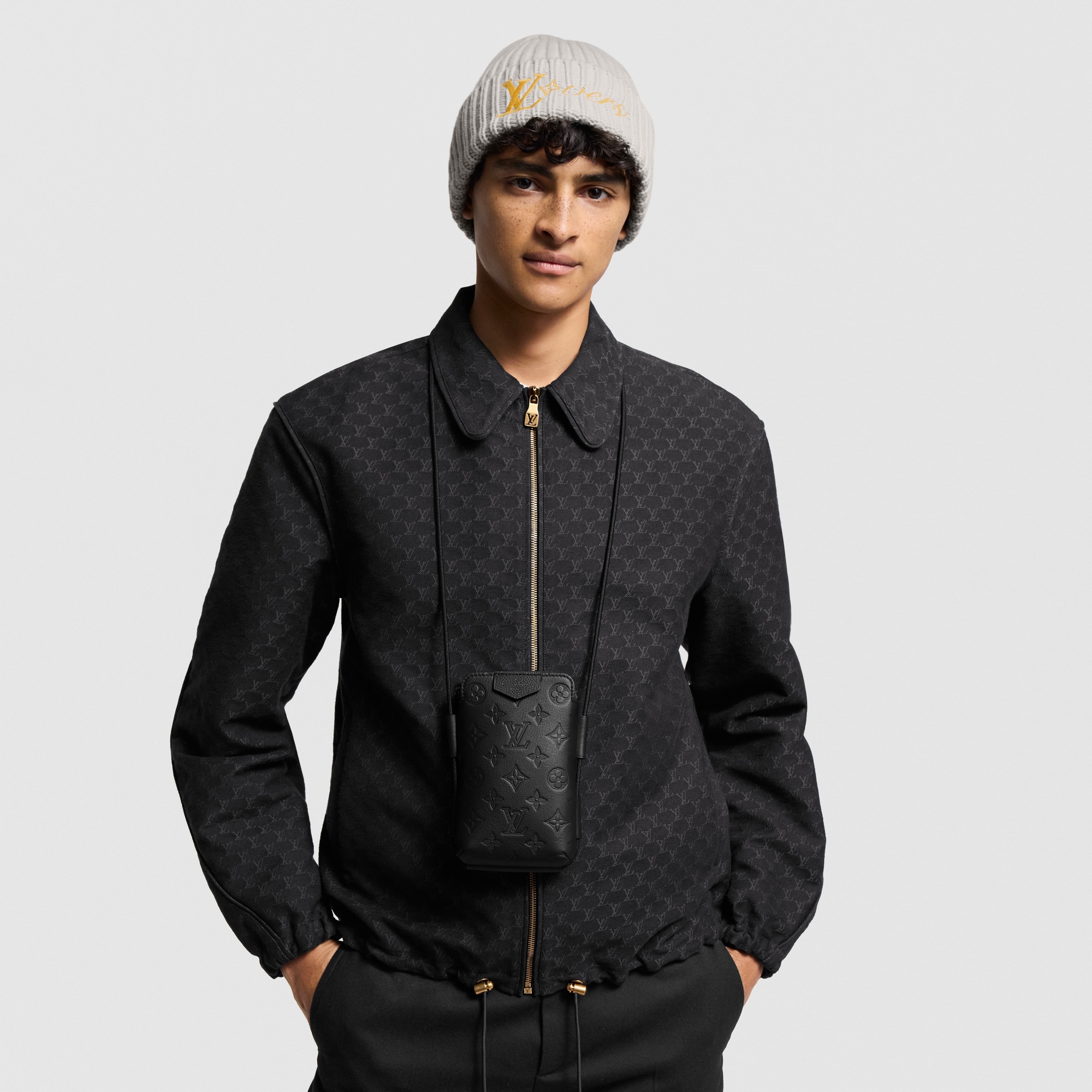 Lace Up Pouch Monogram Shadow Herren Taschen Alle Kollektionen | LOUIS VUITTON (Zoom)
