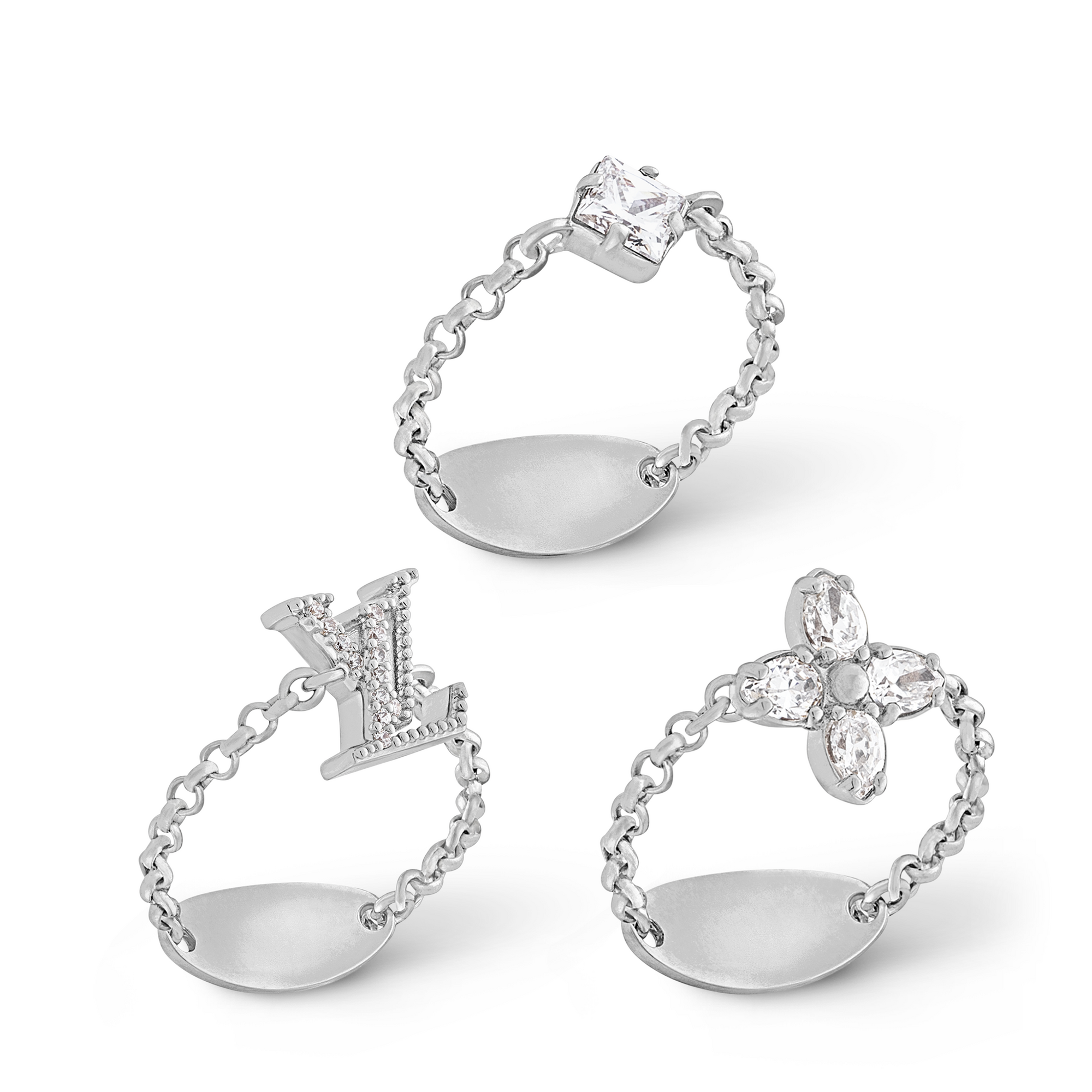 Lady LV Set aus drei Ringen S00 Damen Modeschmuck Ringe | LOUIS VUITTON (Zoom)