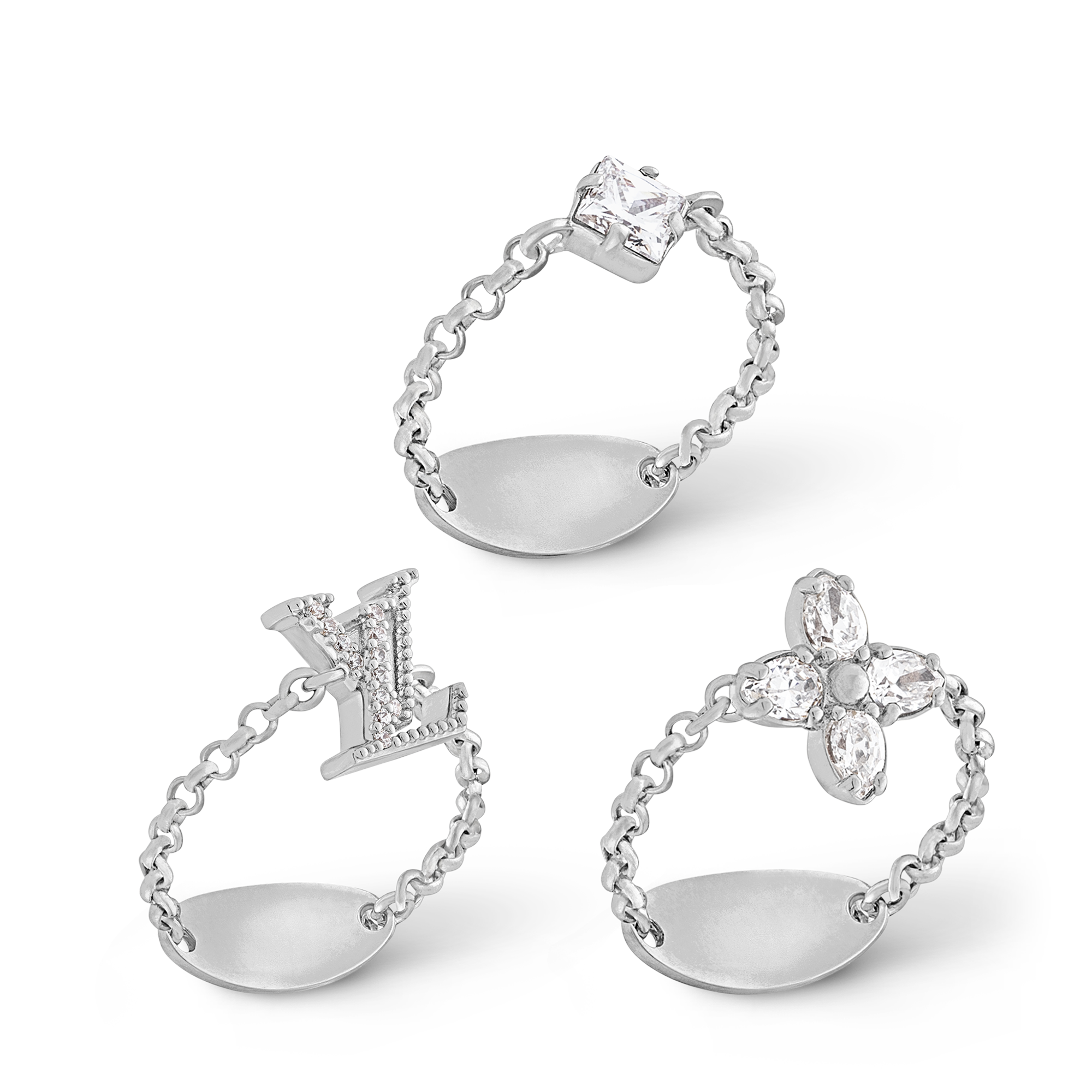 Lady LV Set aus drei Ringen S00 Damen Modeschmuck Ringe | LOUIS VUITTON (Zoom)