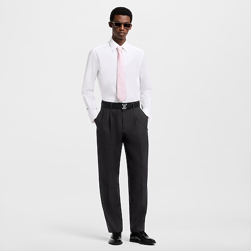 Langarm-Hemd mit Damier-Motiv Herren Ready to Wear Hemden | LOUIS VUITTON (Zoom)