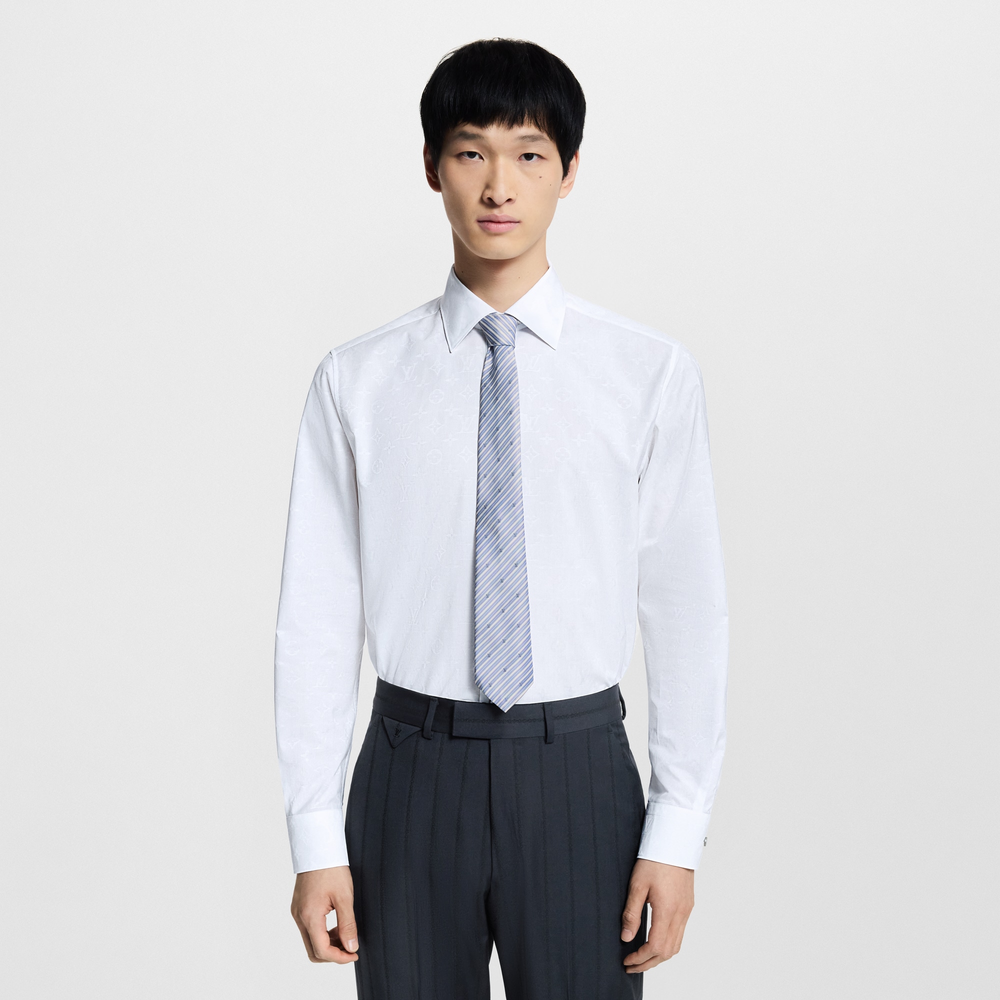 Langarm-Hemd mit Monogram  Herren Ready to Wear Hemden | LOUIS VUITTON (Zoom)