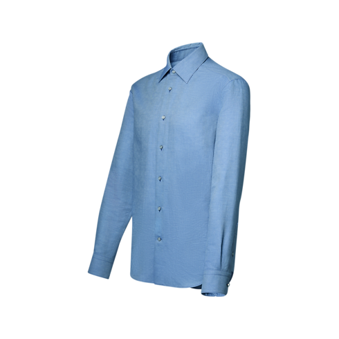 Langarm-Hemd mit Monogram-Motiv Herren Ready to Wear Hemden | LOUIS VUITTON (Zoom)