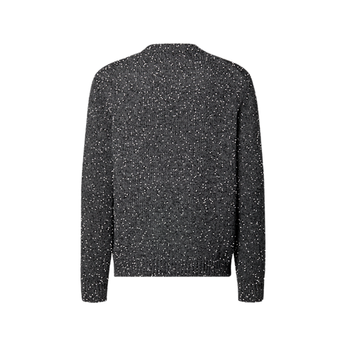 Langarm-Pullover mit Rundhalsausschnitt und Verzierungen Herren Ready to Wear Vollständige Ready to Wear | LOUIS VUITTON (Zoom)