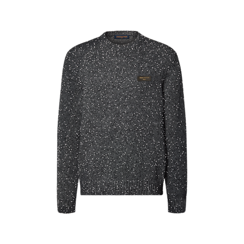 Langarm-Pullover mit Rundhalsausschnitt und Verzierungen Herren Ready to Wear Vollständige Ready to Wear | LOUIS VUITTON (Zoom)