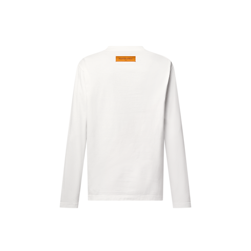 Langarm-T-Shirt mit geprägter LV Signatur Herren Ready to Wear T-Shirts und Poloshirts | LOUIS VUITTON (Zoom)