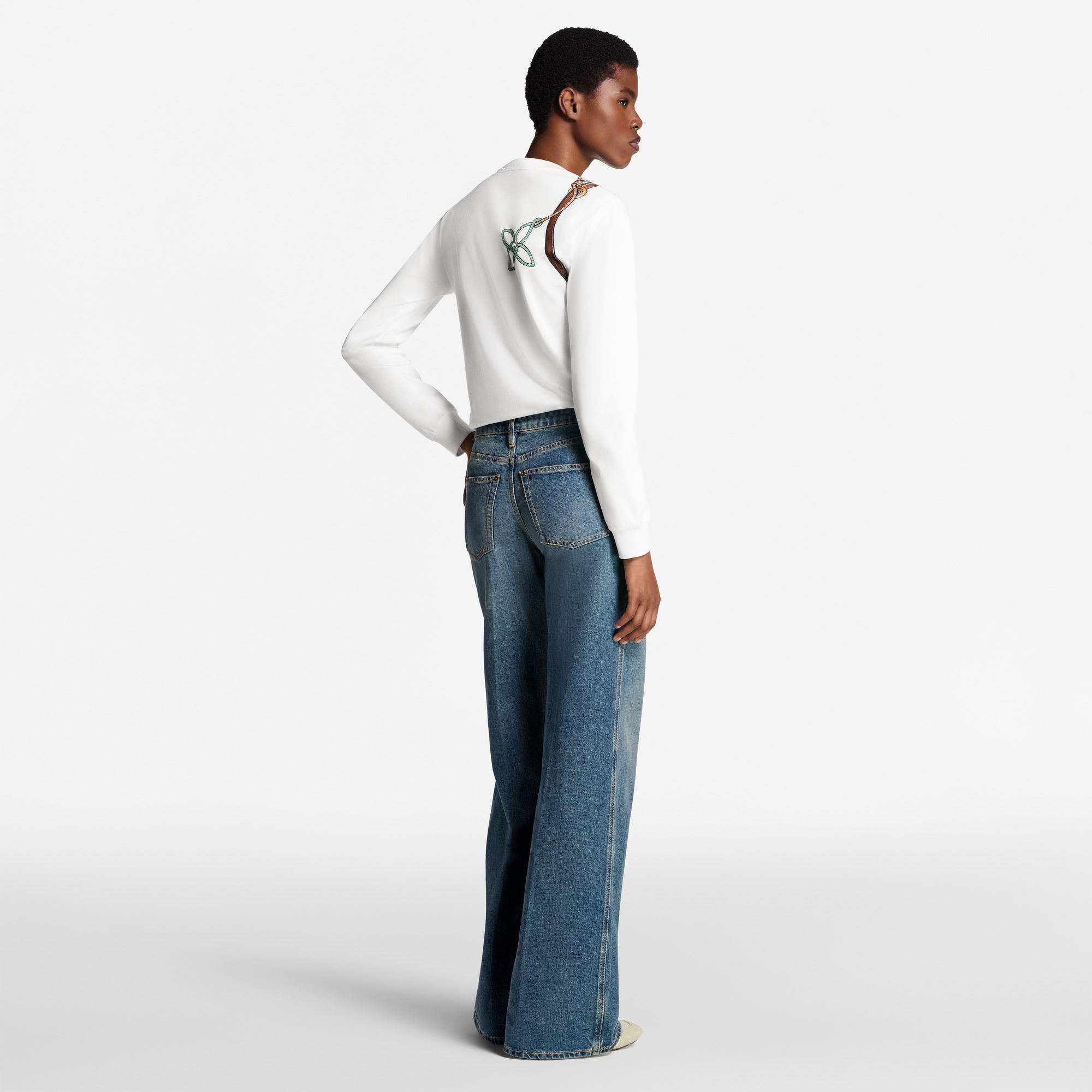 Langarm-T-Shirt mit Keepit-Motiv  Damen Ready to Wear Tops | LOUIS VUITTON (Zoom)