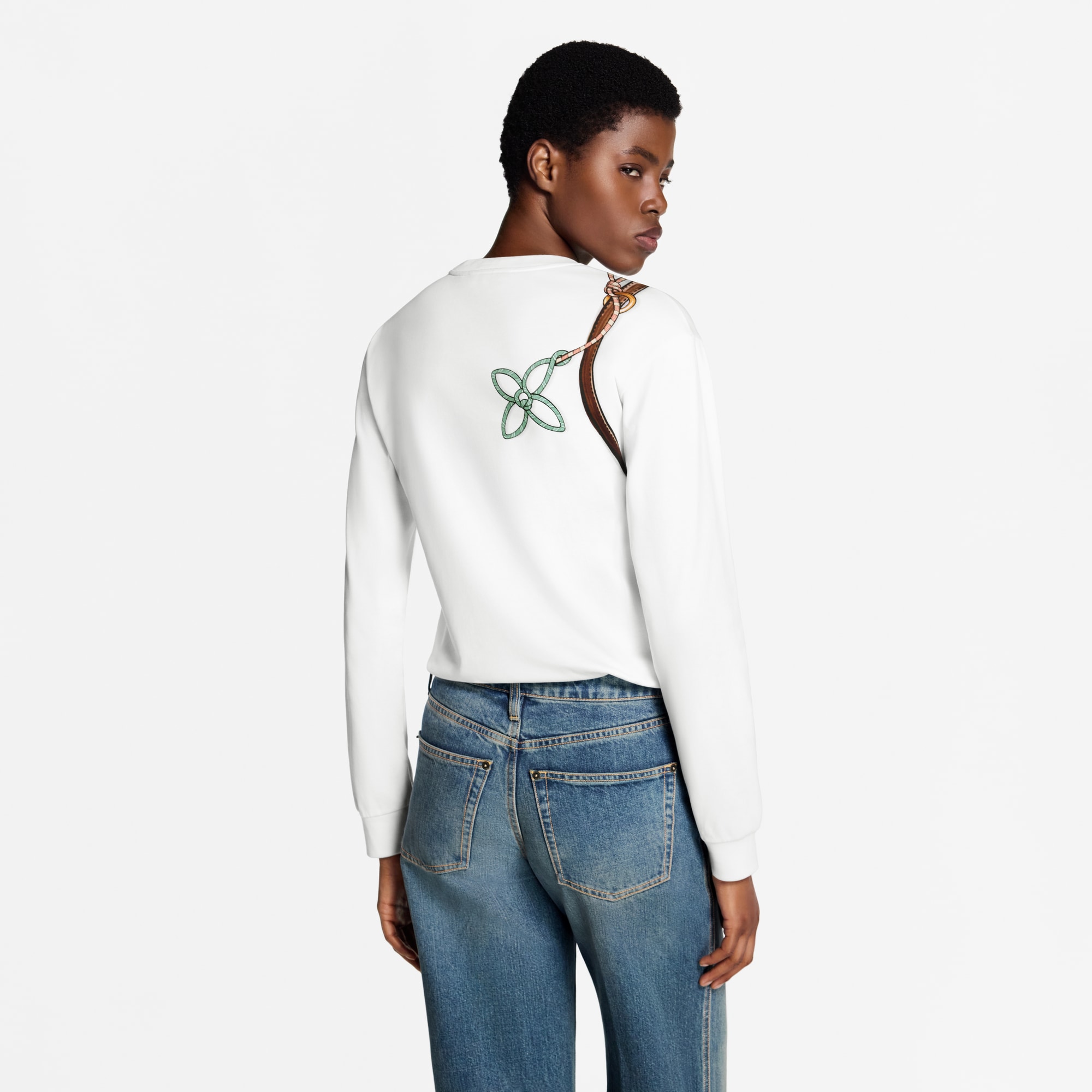 Langarm-T-Shirt mit Keepit-Motiv  Damen Ready to Wear Tops | LOUIS VUITTON (Zoom)