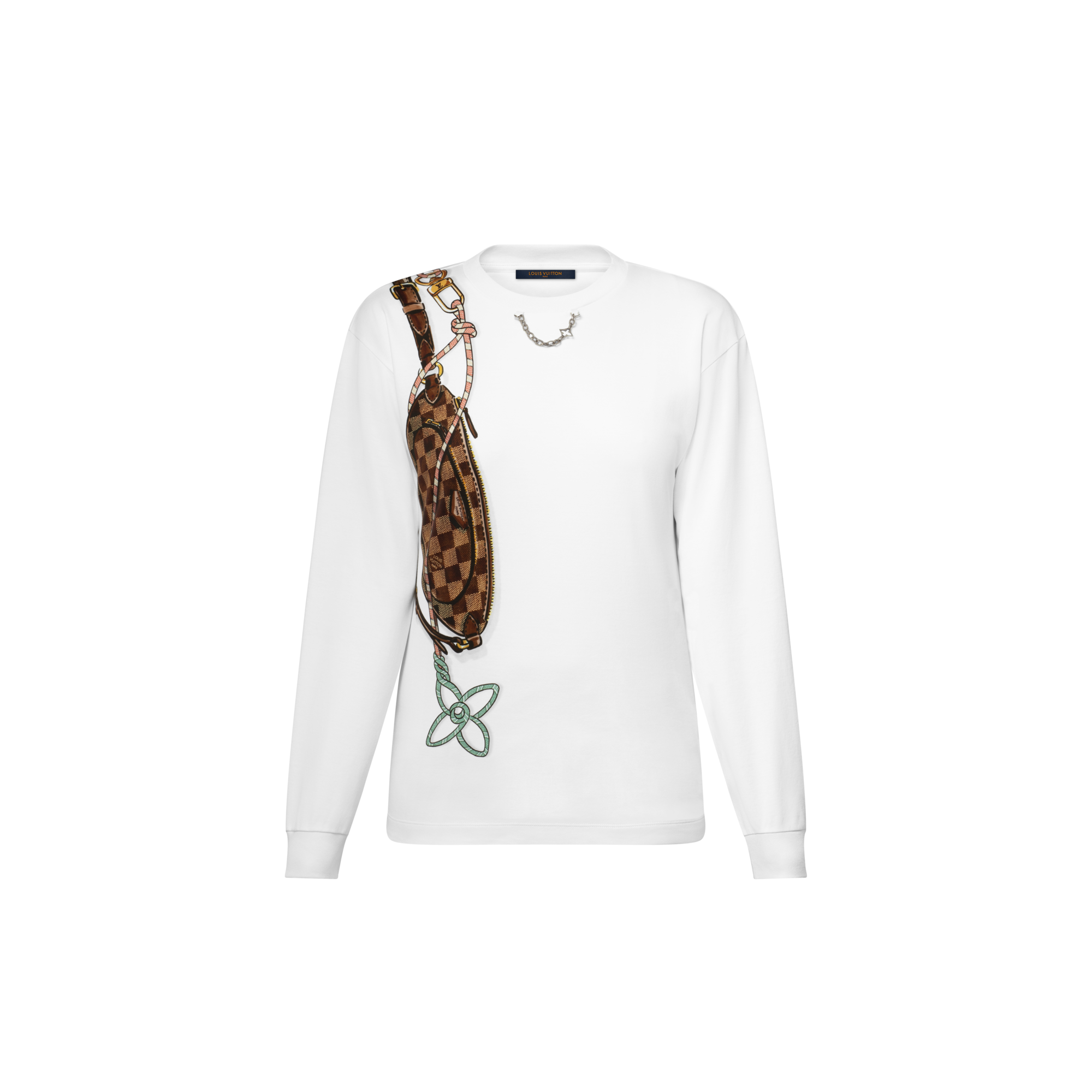 Langarm-T-Shirt mit Keepit-Motiv  Damen Ready to Wear Tops | LOUIS VUITTON (Zoom)
