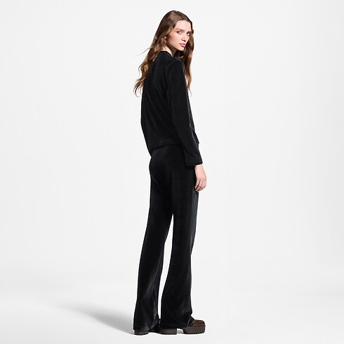 Langarm-Top aus Samt Damen Ready to Wear Oberteile und Blusen | LOUIS VUITTON (Zoom)