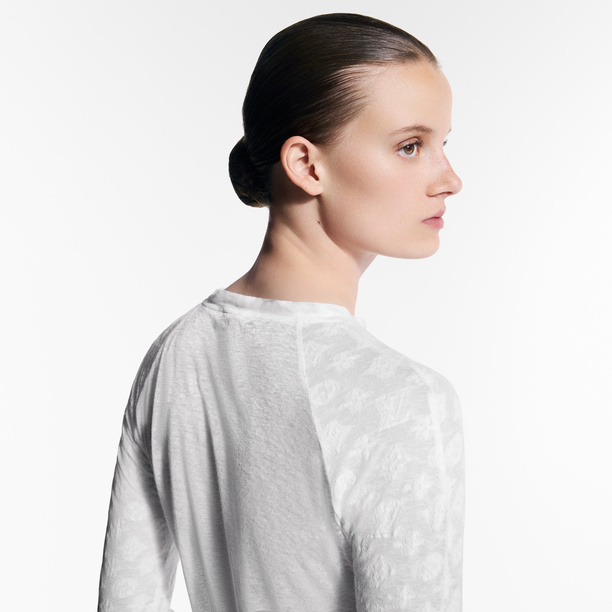 Langarm-Top mit Monogram-Detail  Damen Ready to Wear Tops | LOUIS VUITTON (Zoom)