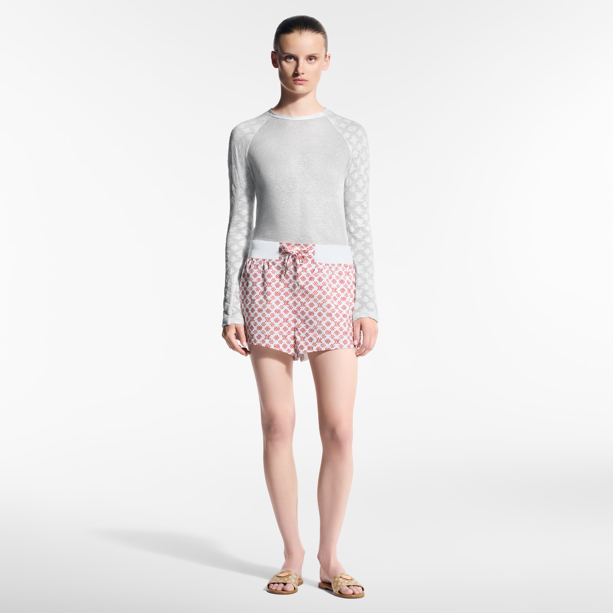 Langarm-Top mit Monogram-Detail  Damen Ready to Wear Tops | LOUIS VUITTON (Zoom)