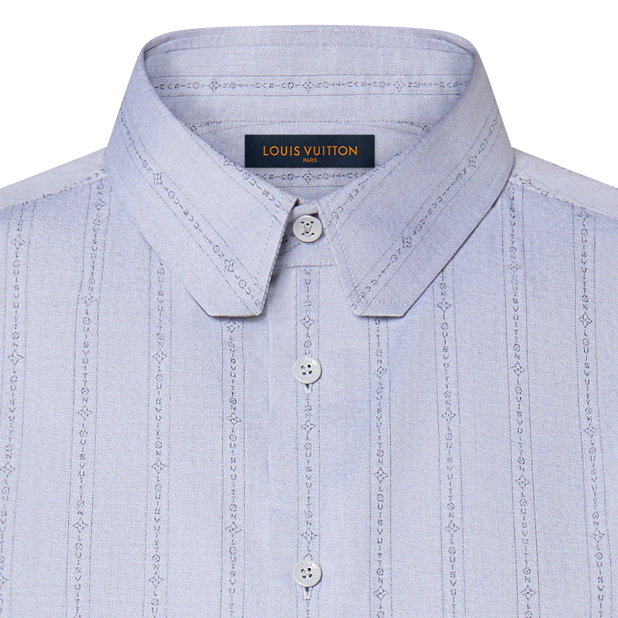Langärmeliges Hemd aus Baumwolle  Herren Ready to Wear Hemden | LOUIS VUITTON (Zoom)