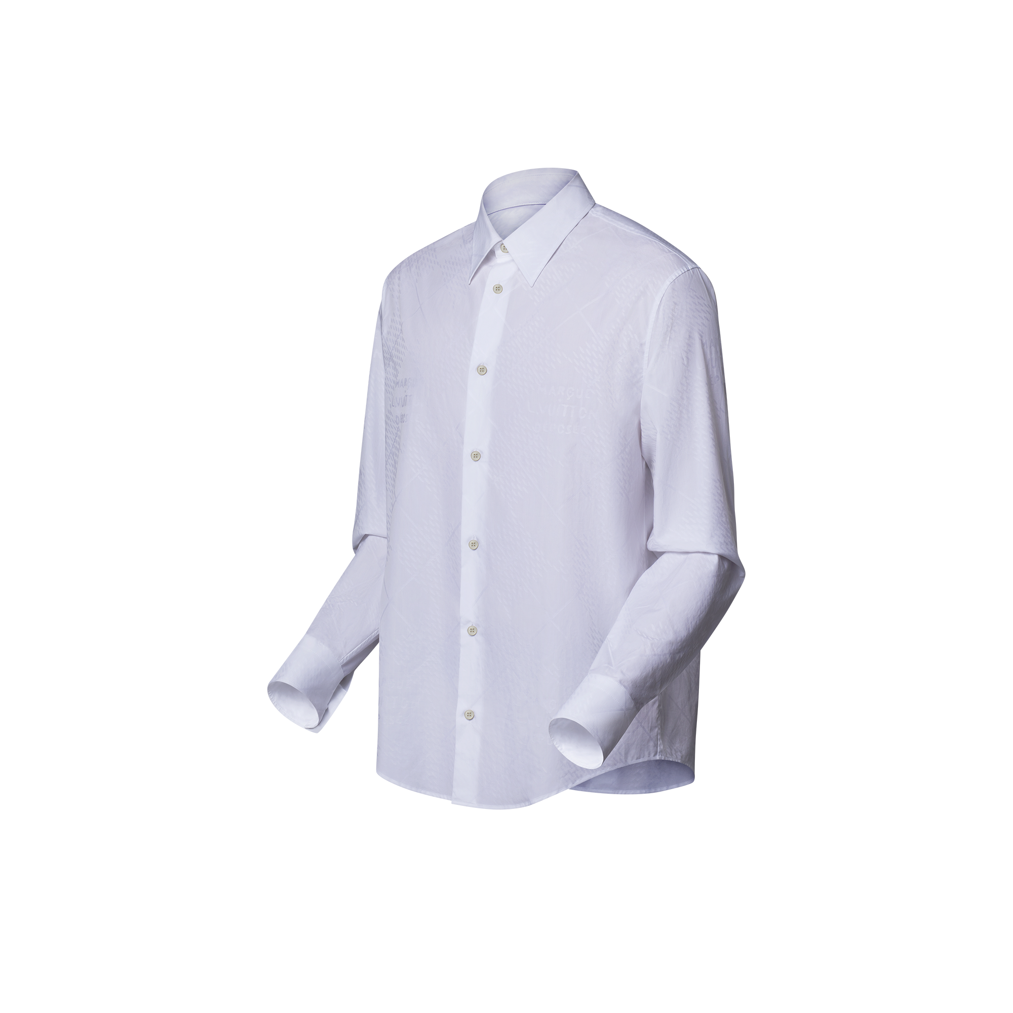 Langärmeliges Hemd aus Baumwolle  Herren Ready to Wear Hemden | LOUIS VUITTON (Zoom)