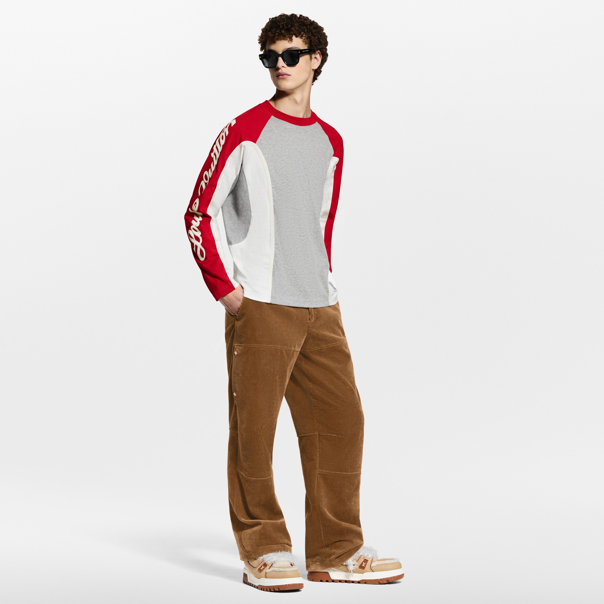 Langarmshirt mit Signatur  Herren Ready to Wear T-Shirts und Poloshirts | LOUIS VUITTON (Zoom)