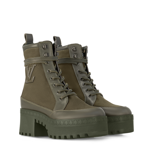 Laureate Desert Boot mit Plateausohle Damen Schuhe Stiefel und Ankle Boots | LOUIS VUITTON (Zoom)