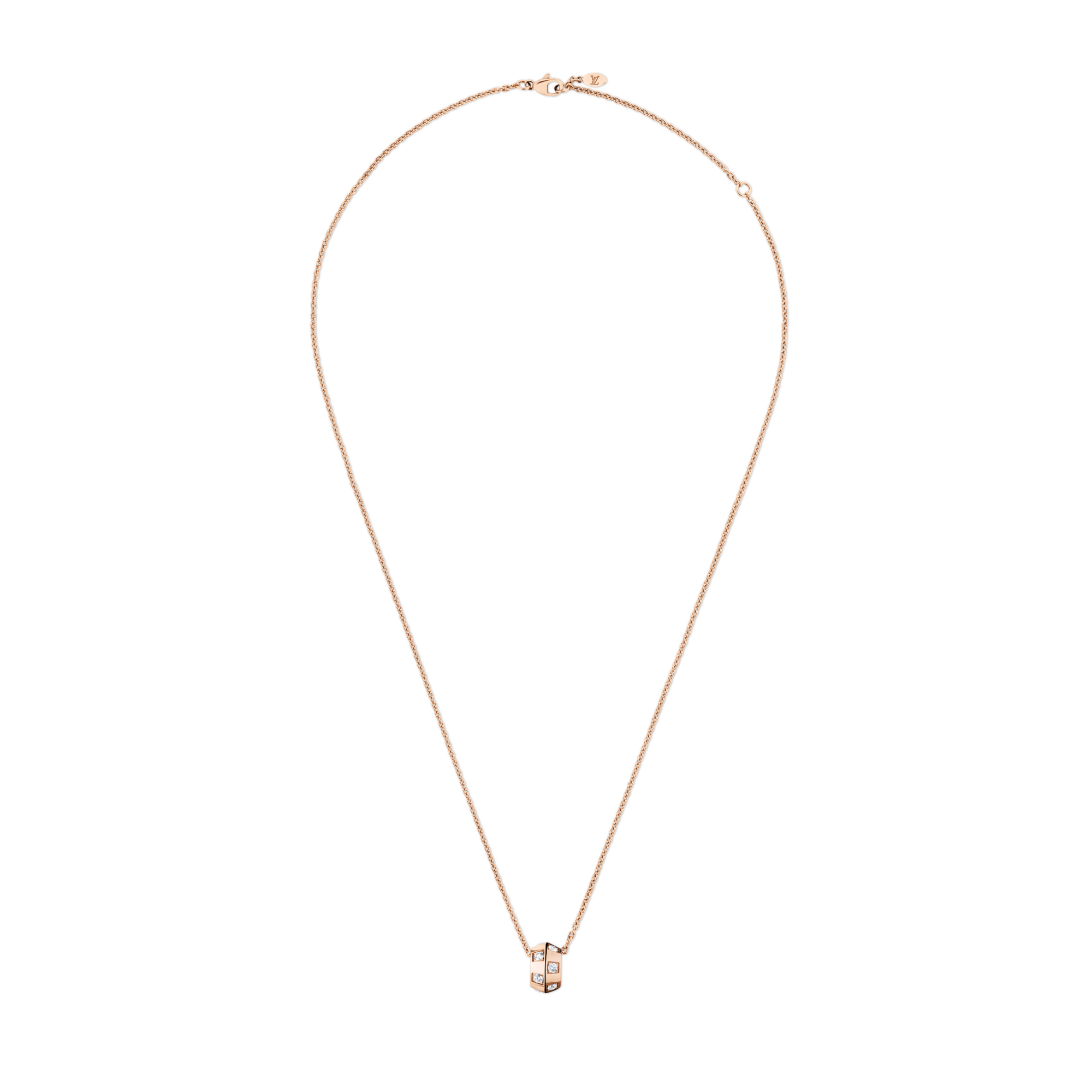 Le Damier de Louis Vuitton Anhänger mit Halskette, Roségold und Diamanten  Schmuck Kategorien Halsketten und Anhänger | LOUIS VUITTON (Zoom)
