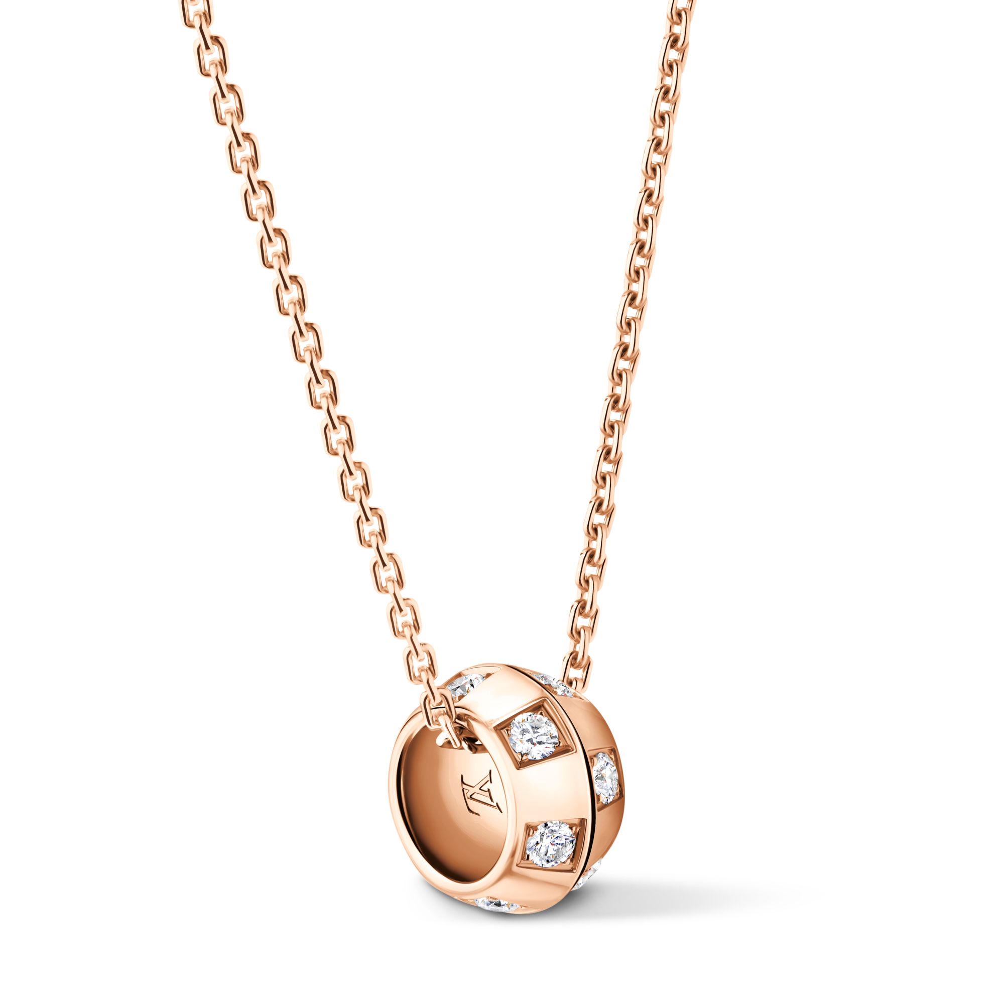 Le Damier de Louis Vuitton Anhänger mit Halskette, Roségold und Diamanten  Schmuck Kategorien Halsketten und Anhänger | LOUIS VUITTON (Zoom)