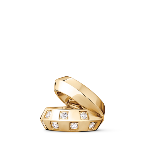 Le Damier de Louis Vuitton Doppel-Ohrmanschette, Gelbgold und Diamanten Schmuck Kategorien Ohrringe | LOUIS VUITTON (Zoom)