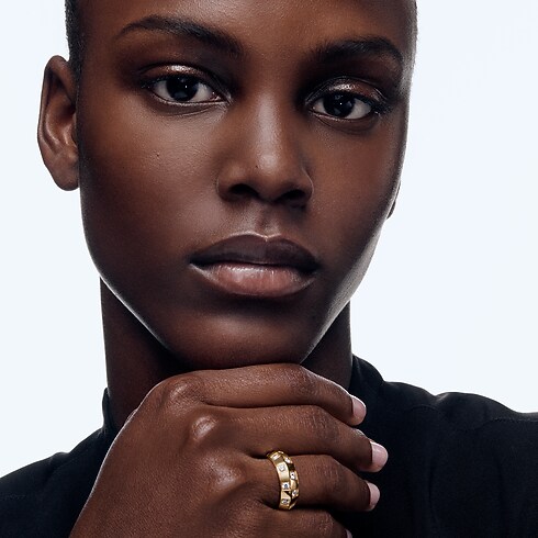 Le Damier de Louis Vuitton großer Ring, Gelbgold und Diamanten Schmuck Kategorien Ringe | LOUIS VUITTON (Zoom)