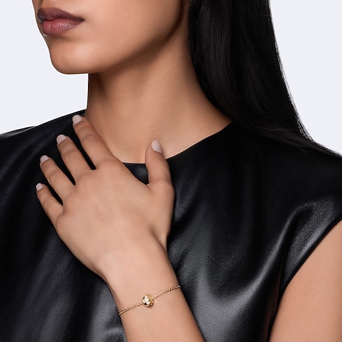 Le Damier de Louis Vuitton Ketten-Armband, Gelbgold und Diamanten Schmuck Kategorien Armbänder | LOUIS VUITTON (Zoom)