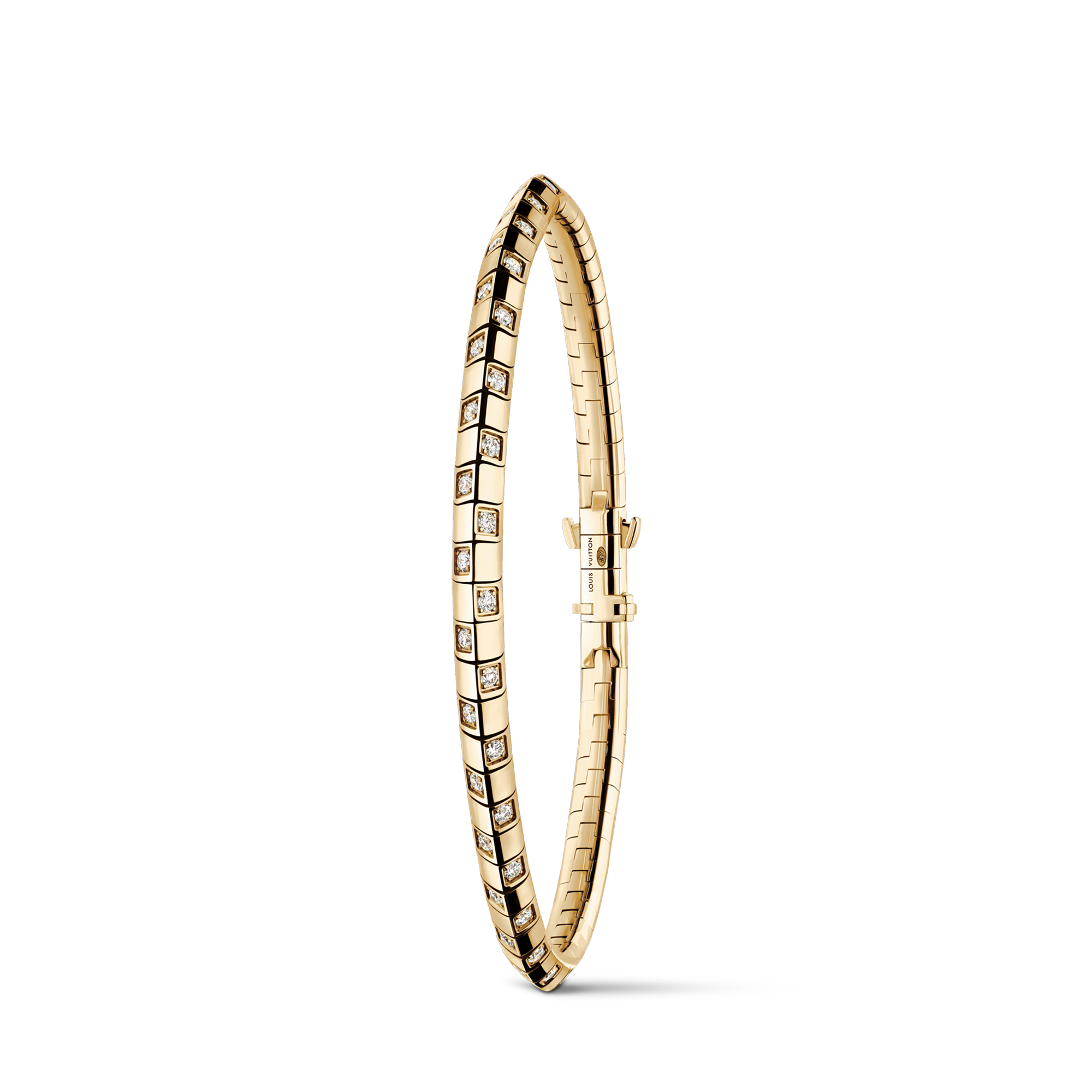 Le Damier de Louis Vuitton kleines Armband, Gelbgold und Diamanten  Schmuck Kategorien Armbänder | LOUIS VUITTON (Zoom)