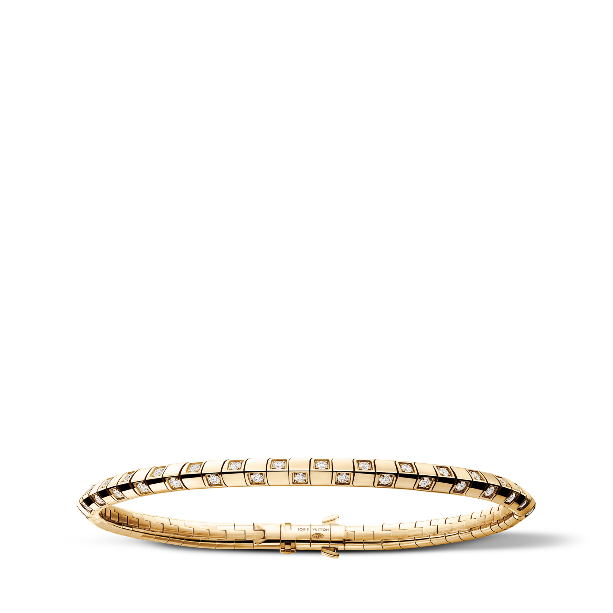 Le Damier de Louis Vuitton kleines Armband, Gelbgold und Diamanten  Schmuck Kategorien Armbänder | LOUIS VUITTON (Zoom)