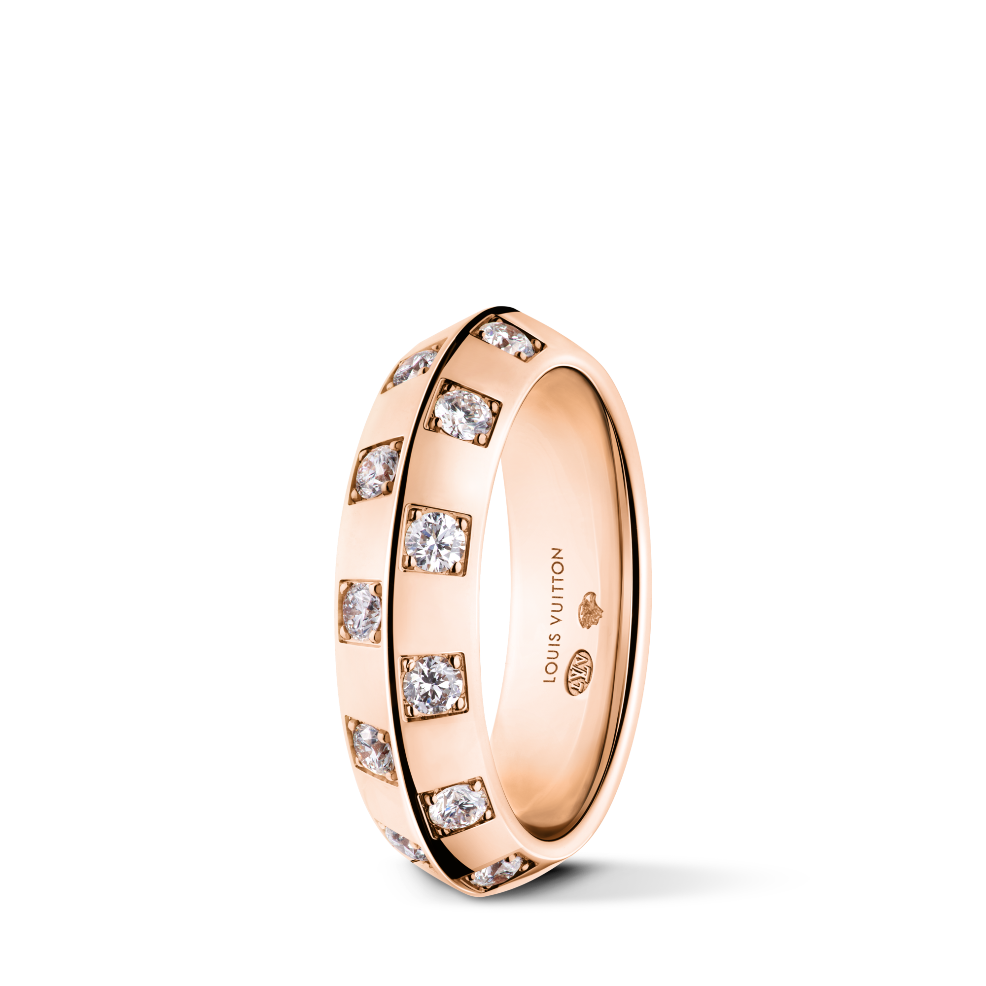 Le Damier de Louis Vuitton mittelgroßer Ring, Roségold und Diamanten  Schmuck Kategorien Ringe | LOUIS VUITTON (Zoom)