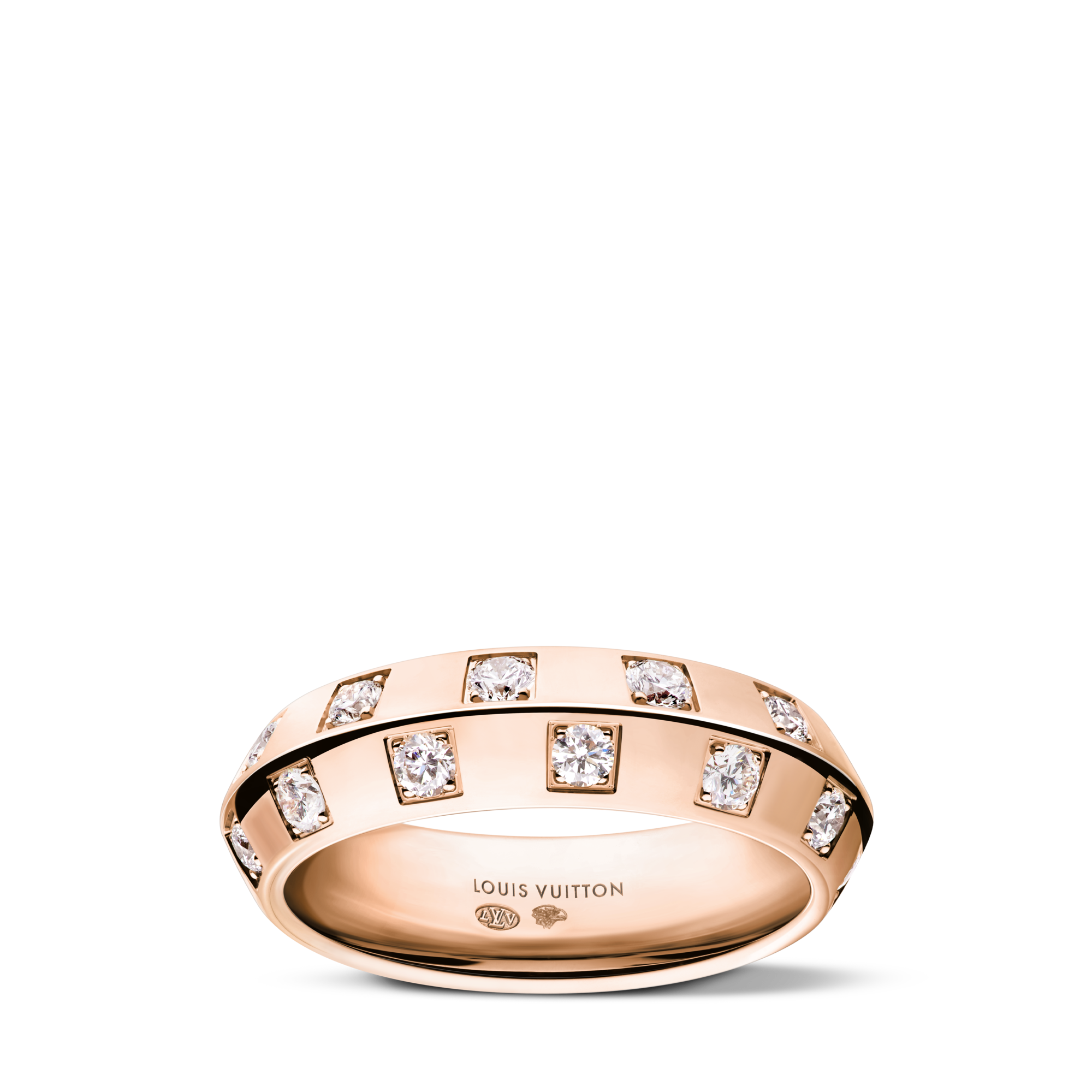 Le Damier de Louis Vuitton mittelgroßer Ring, Roségold und Diamanten  Schmuck Kategorien Ringe | LOUIS VUITTON (Zoom)