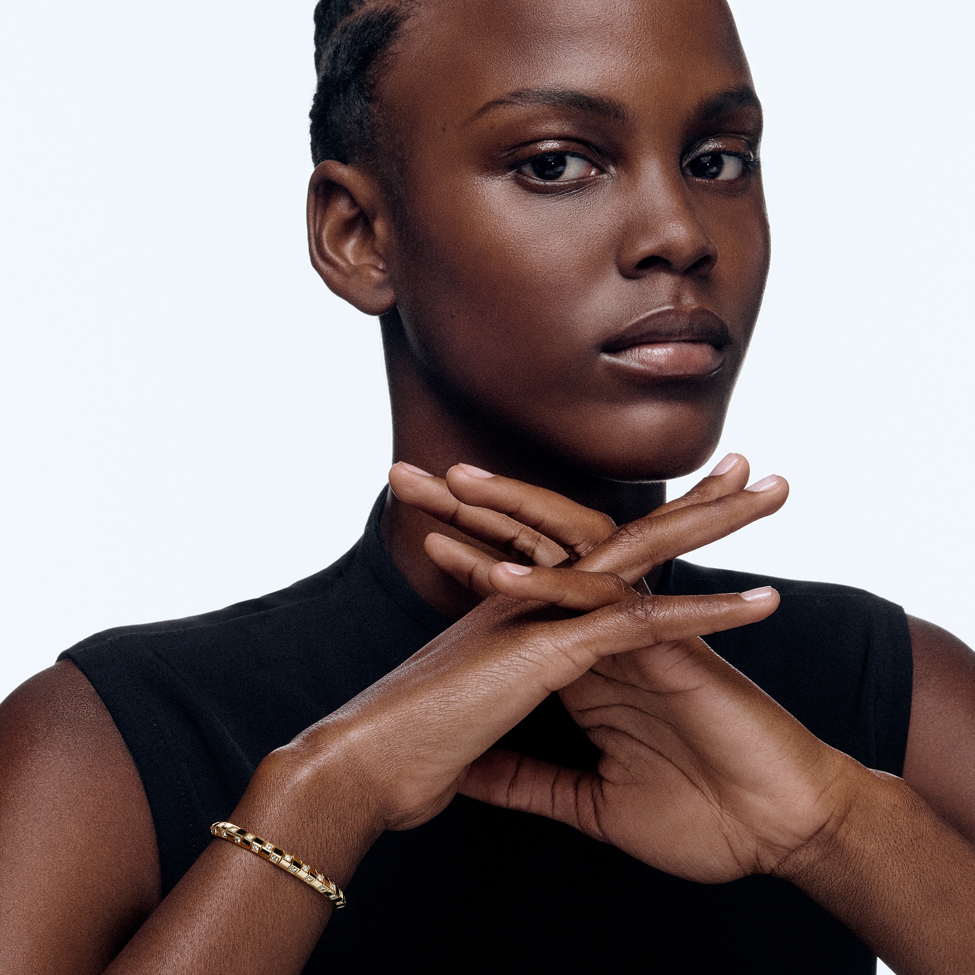 Le Damier de Louis Vuitton mittelgroßes Armband, Gelbgold und Diamanten  Schmuck Kategorien Armbänder | LOUIS VUITTON (Zoom)