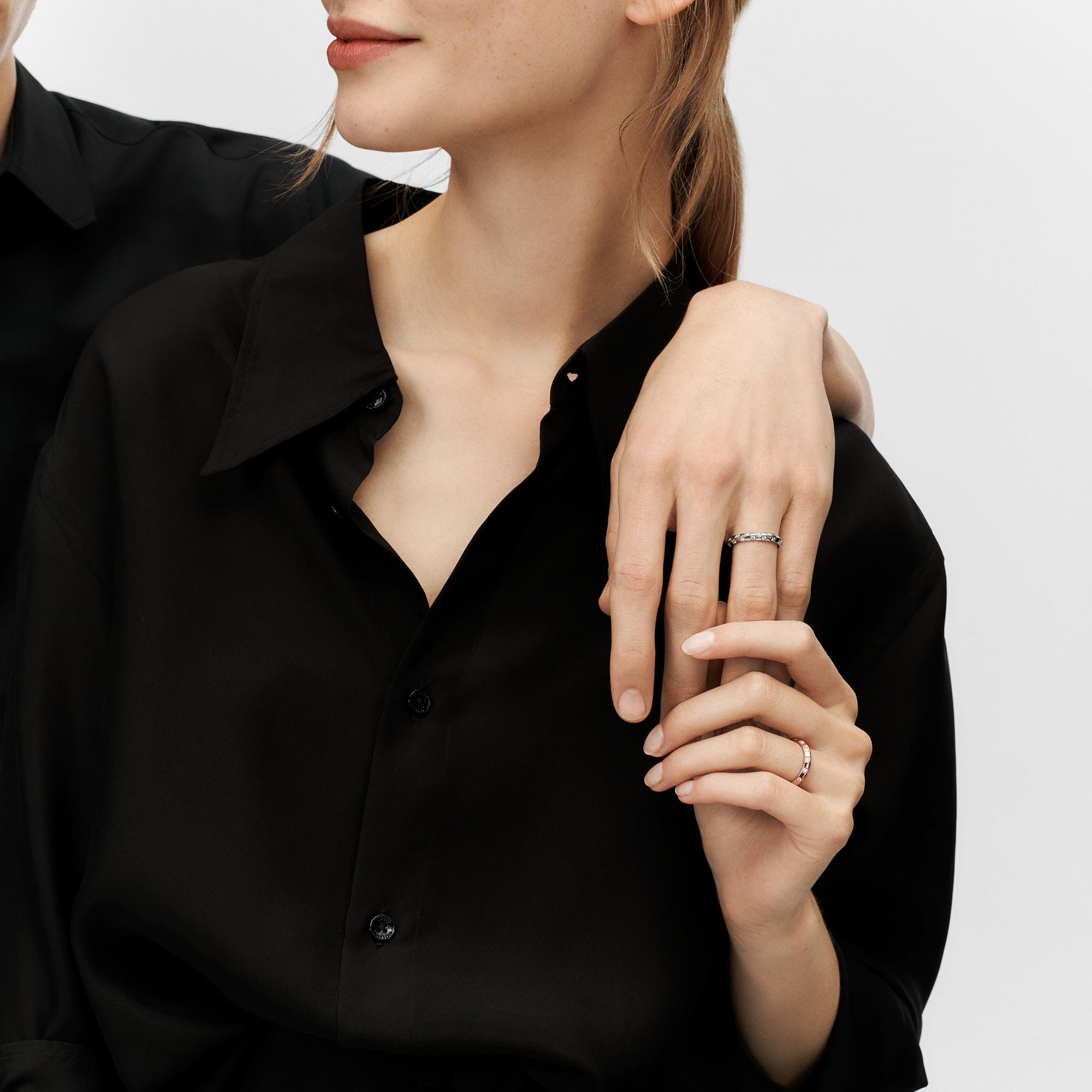 Le Damier de Louis Vuitton schmaler Ring, Roségold und Diamanten  Les Extraordinaires Schmuck Ringe | LOUIS VUITTON (Zoom)