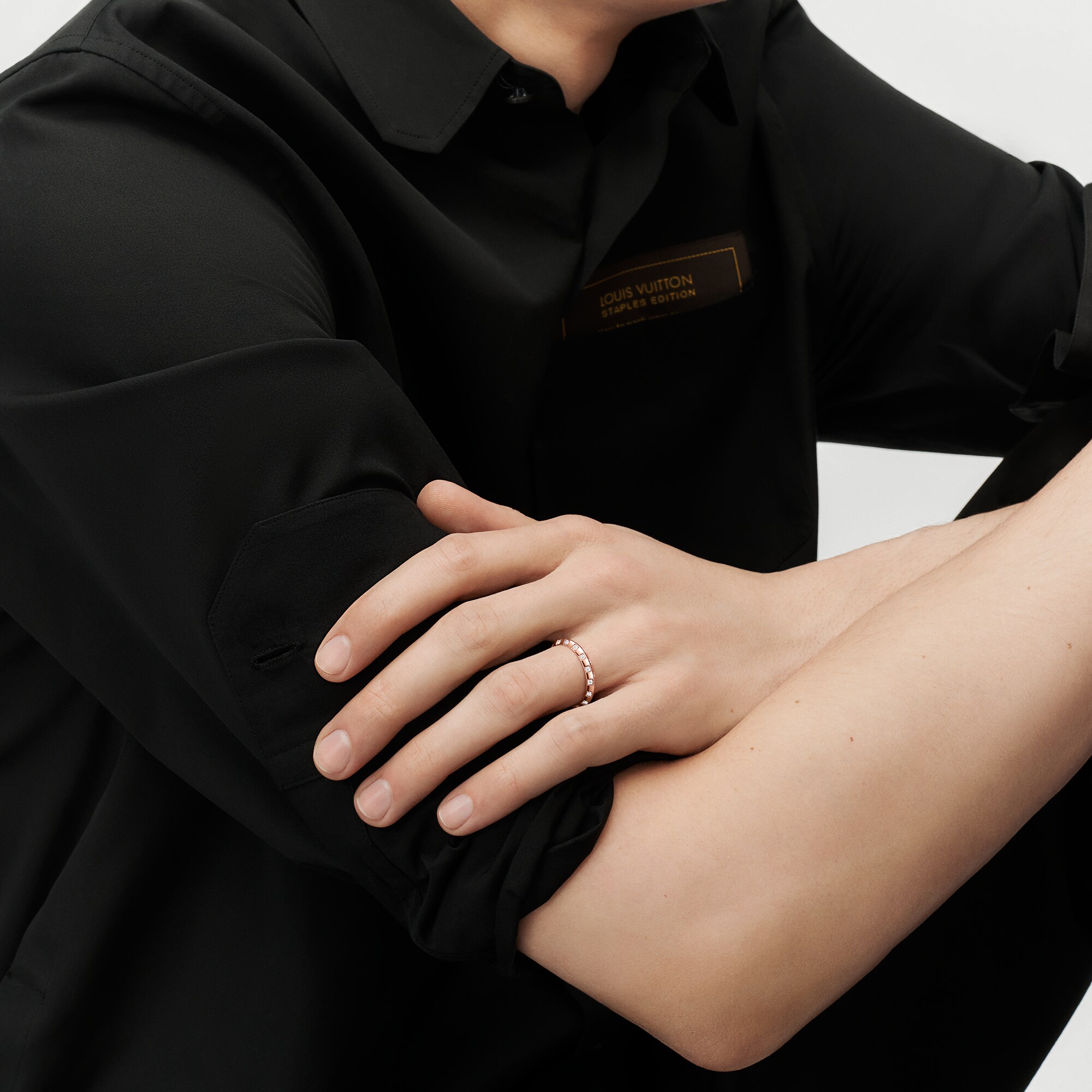 Le Damier de Louis Vuitton schmaler Ring, Roségold und Diamanten  Les Extraordinaires Schmuck Ringe | LOUIS VUITTON (Zoom)