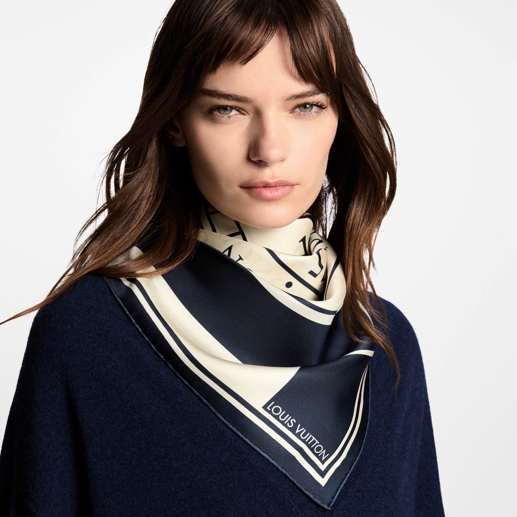 Le Temps d’Un Voyage Carré 90 S00 Damen Accessoires Seidentücher und Bandeaus | LOUIS VUITTON (Zoom)