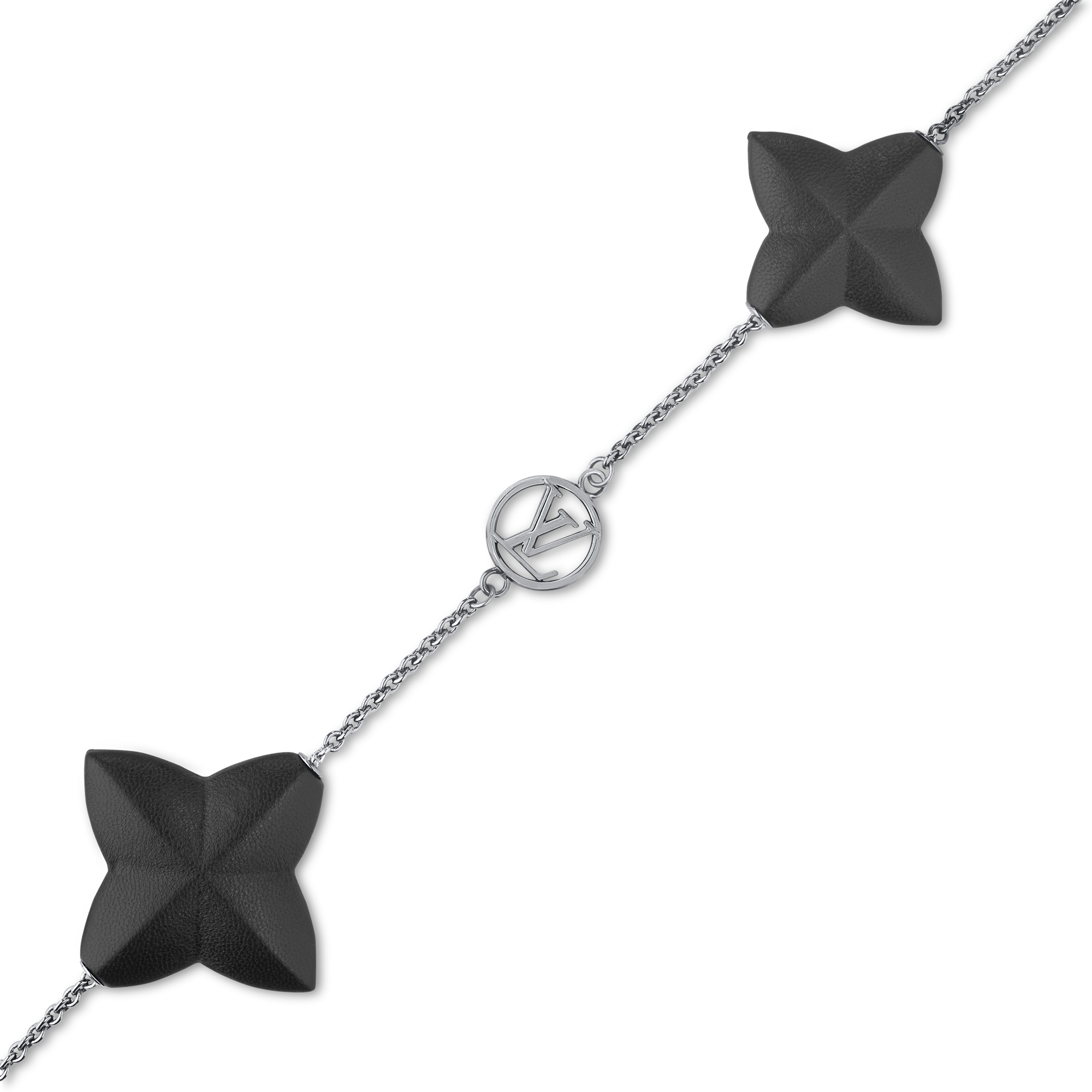 Leather Flower lange Halskette S00 Damen Modeschmuck Halsketten und Anhänger | LOUIS VUITTON (Zoom)