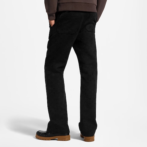 Legere Hose mit Monogram Surplus Motiv cropped worn view