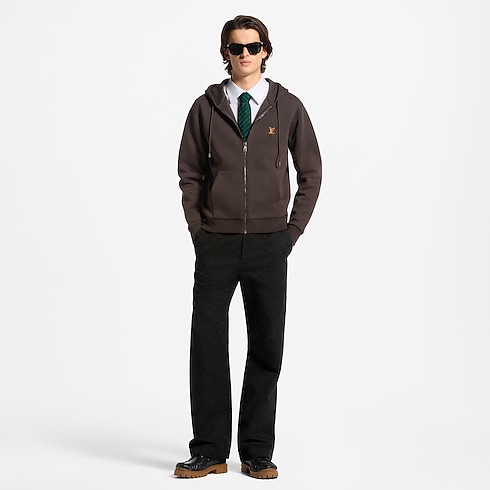 Legere Hose mit Monogram Surplus Motiv worn view