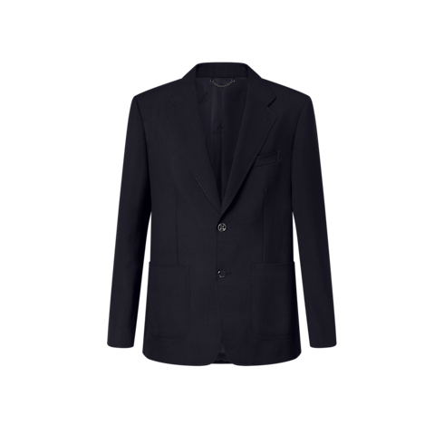 Legerer Blazer aus technischer Wolle Herren Ready to Wear Sakkos und Jacketts | LOUIS VUITTON (Zoom)