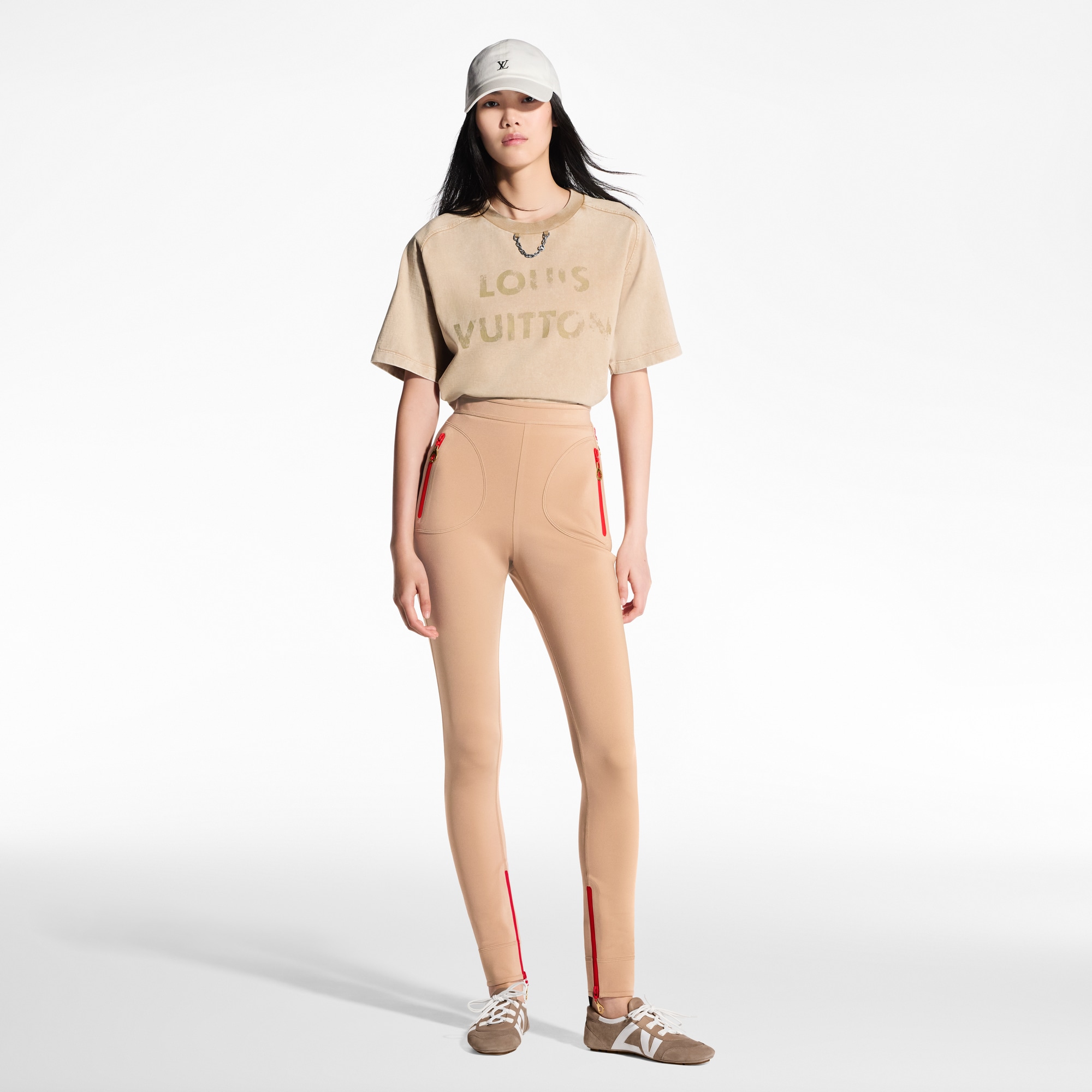 Leggings mit Reißverschluss-Akzent  Damen Ready to Wear Hosen | LOUIS VUITTON (Zoom)