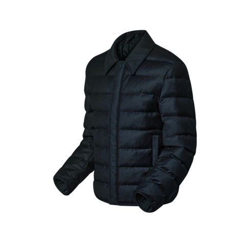 Leichter Daunenblouson aus Woll-Seidengemisch Herren Ready to Wear Jacken und Mäntel | LOUIS VUITTON (Zoom)