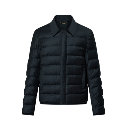 Leichter Daunenblouson aus Woll-Seidengemisch Herren Ready to Wear Jacken und Mäntel | LOUIS VUITTON (Zoom)