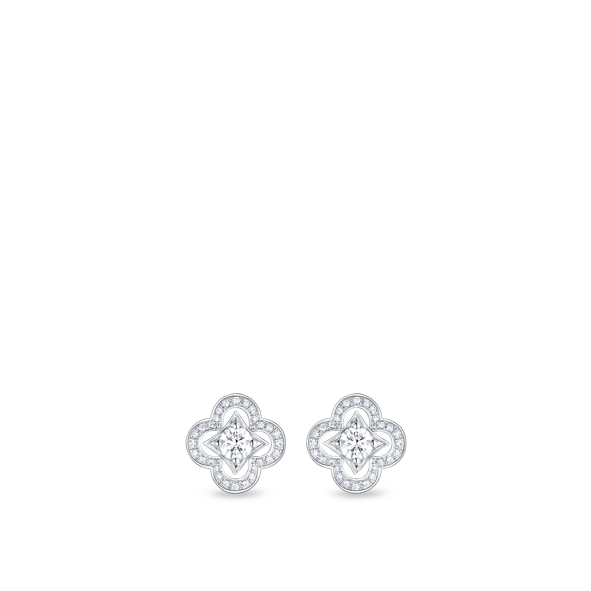 Les Ardentes Ohrstecker Weissgold Und Diamanten Schmuck Louis Vuitton