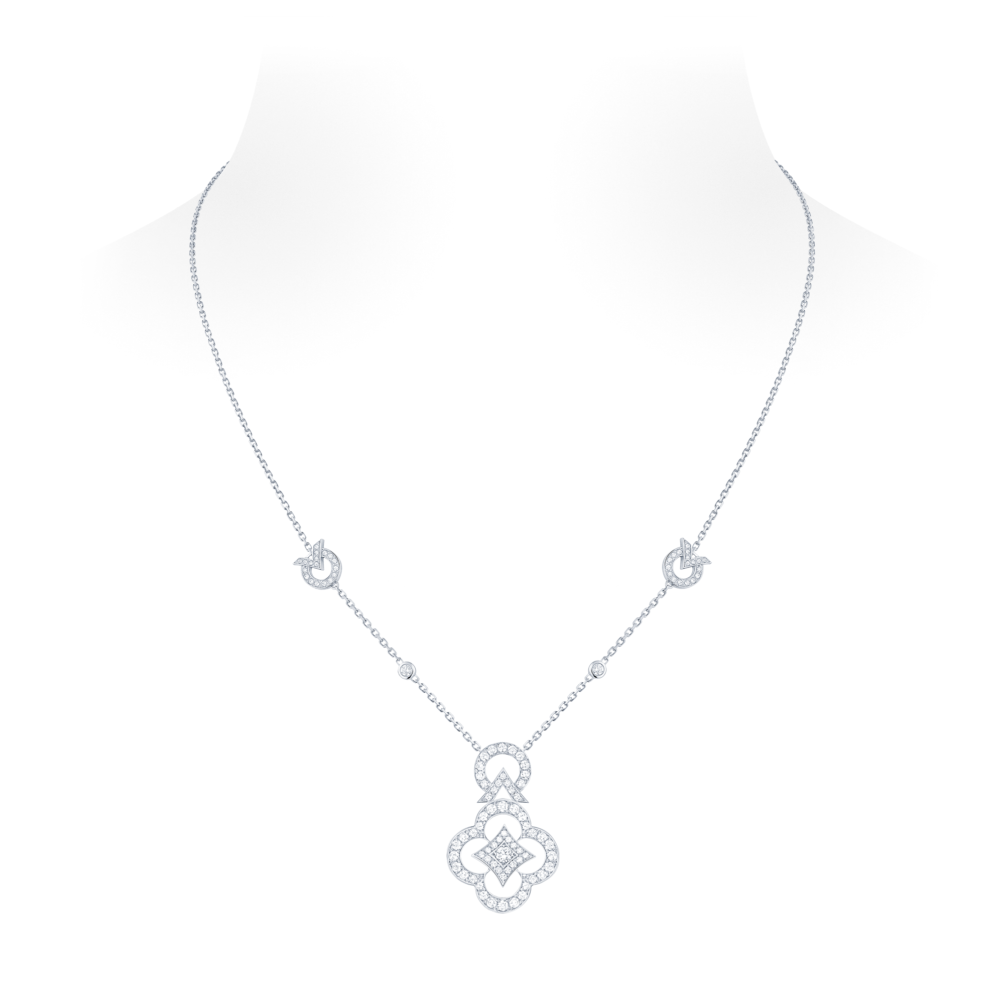 Les Ardentes Sautoir, White Gold And Diamonds  Schmuck Kategorien Alle Schmuckstücke | LOUIS VUITTON (Zoom)