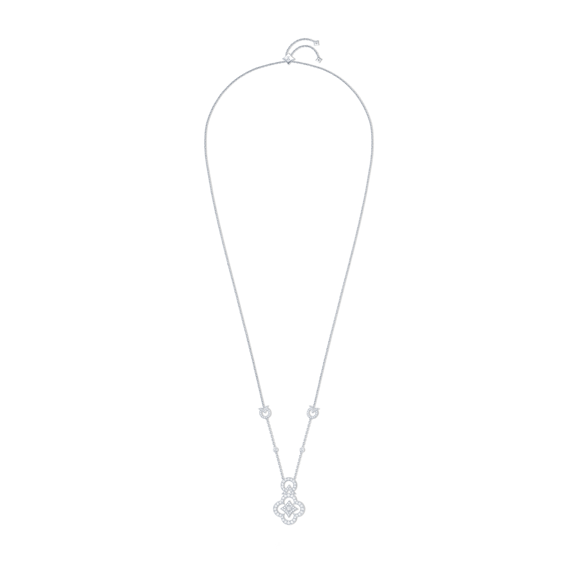 Les Ardentes Sautoir, White Gold And Diamonds  Schmuck Kategorien Alle Schmuckstücke | LOUIS VUITTON (Zoom)