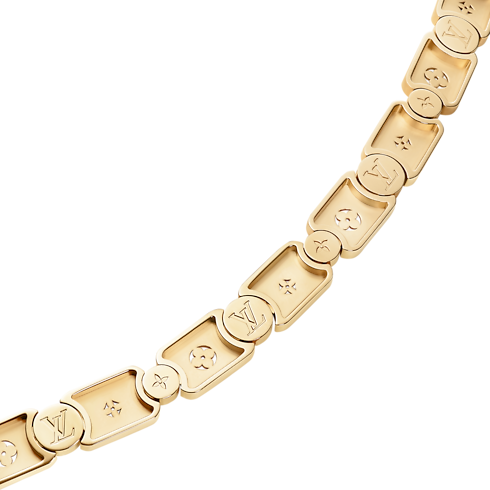 Les Gastons Vuitton Gourmette Halskette, Gelbgold Les Extraordinaires Schmuck Halsketten und Anhänger | LOUIS VUITTON (Zoom)